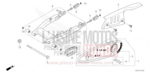 BRAS OSCILLANT Z125MAS de 2025